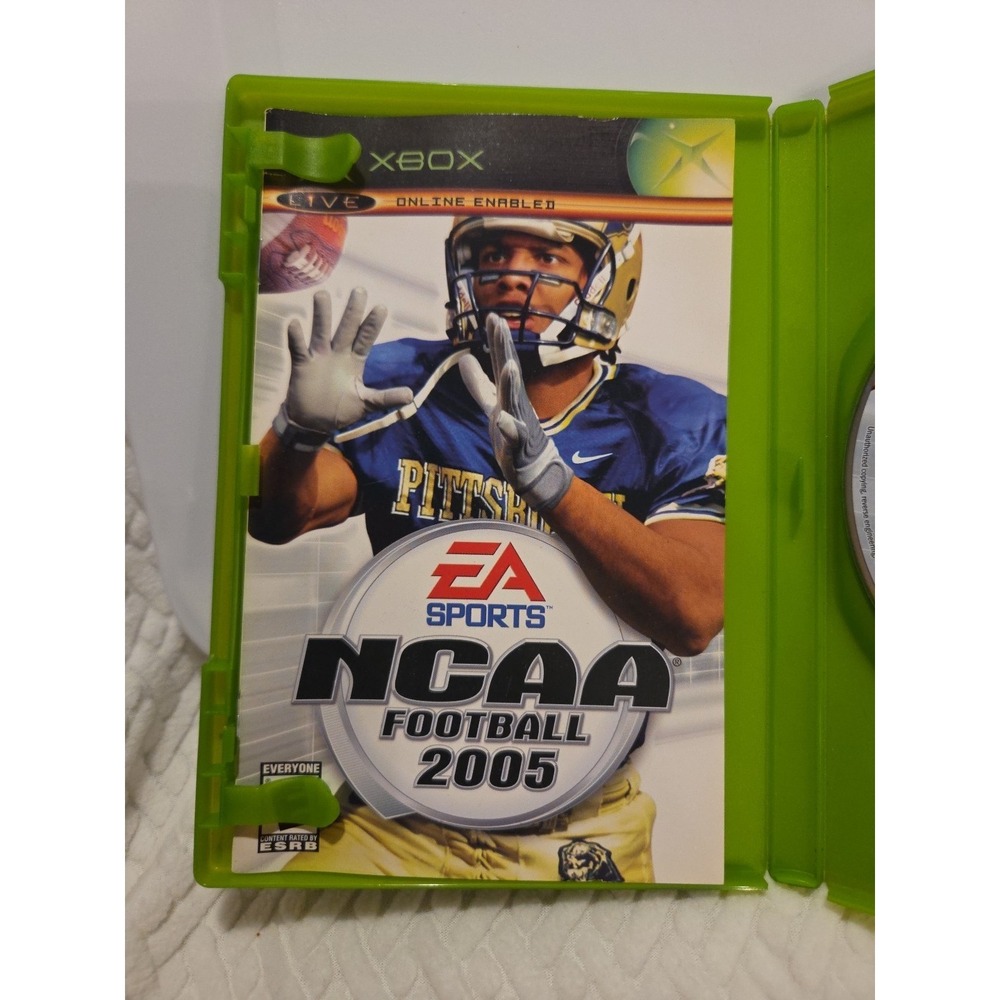 XBOX NCAA Football 2005 w Original Case & Instruct Manual Tested working - Picture 5 of 8